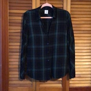 Cabi Big Sur Plaid Shirt